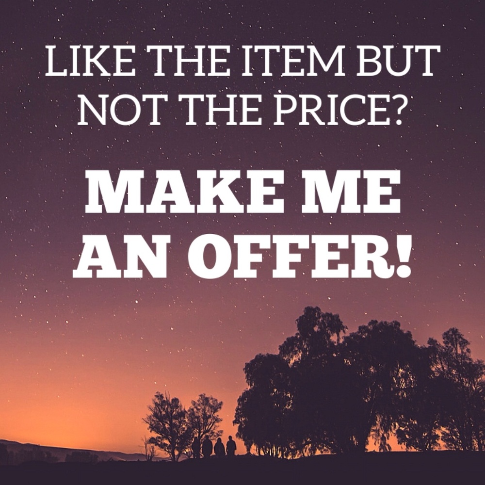 Make me an offer!